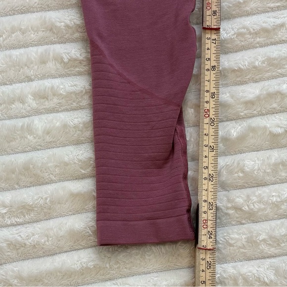 ALPHALETE Leggings High Rise Full Length Mauve Medium - Picture 9 of 10